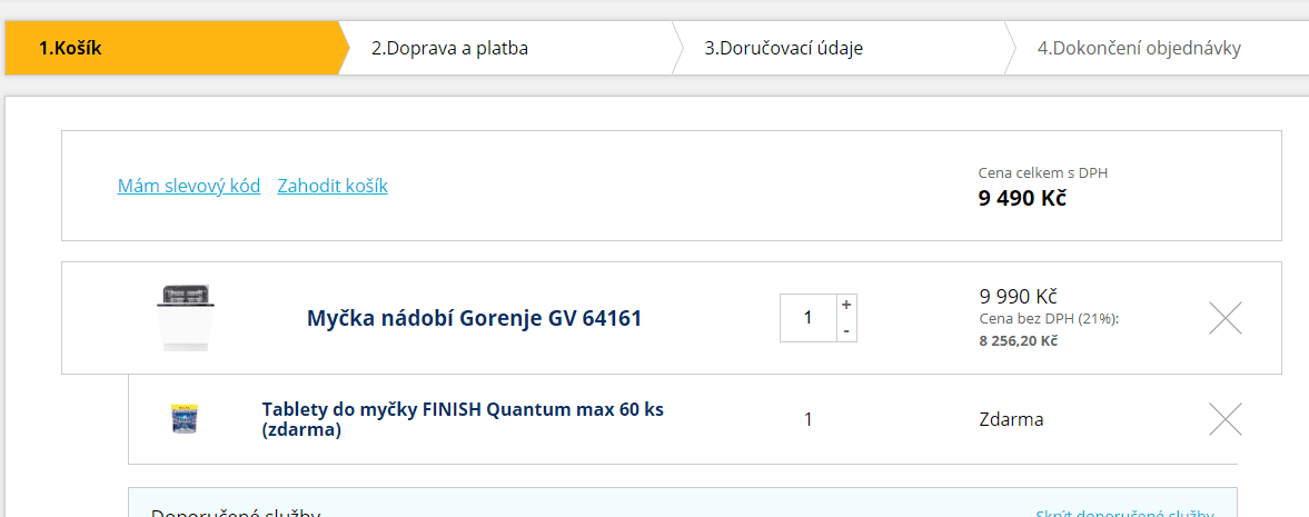Vestavná myčka Gorenje, A+++, 16 sad