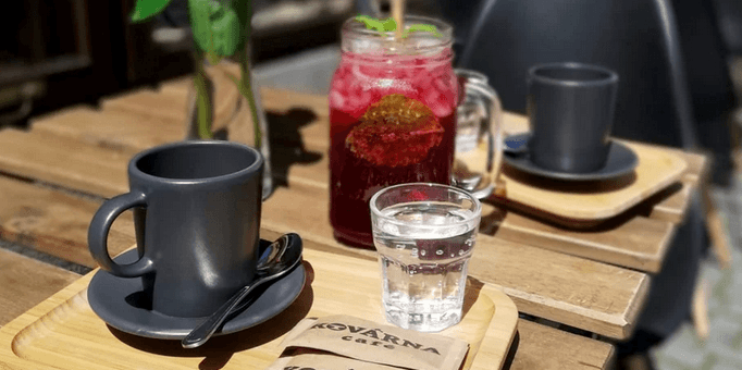 Káva a domácí limonáda dle výběru 