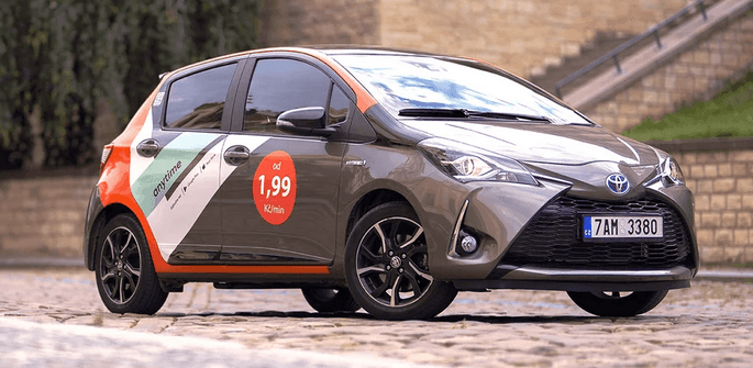 Anytime Carsharing: půjčení auta v Praze