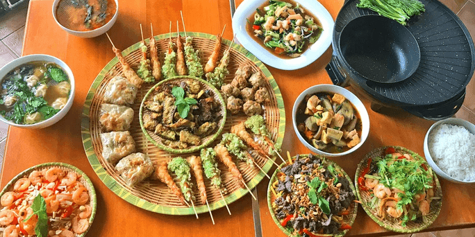 Menu plné vietnamských chutí pro dva