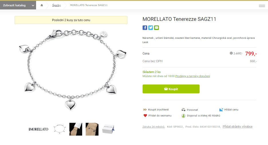 Náramek Morellato Tenerezze SAGZ11