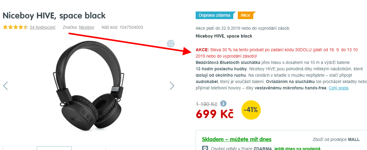 Bezdrátová sluchátka Niceboy HIVE