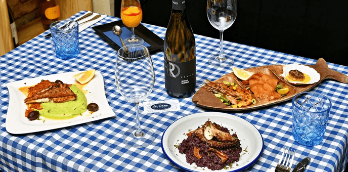 Italské degustační menu o 4 chodech pro 2