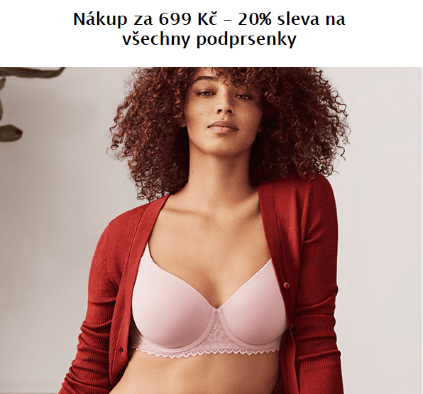 M&S - sleva 20% na podprsenky