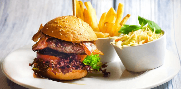 Burger menu pro 1 osobu