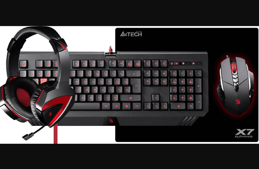 Herní set A4tech Bloody, sluchátka, klávesnice,myš