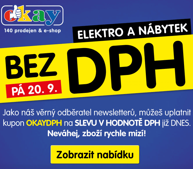 Okay - sleva -17,36% na vše