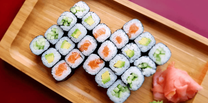 Vegetariánský sushi set – 26 ks 