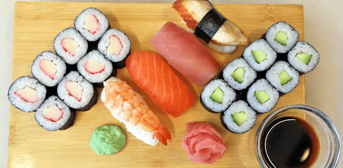 Pestré sushi sety