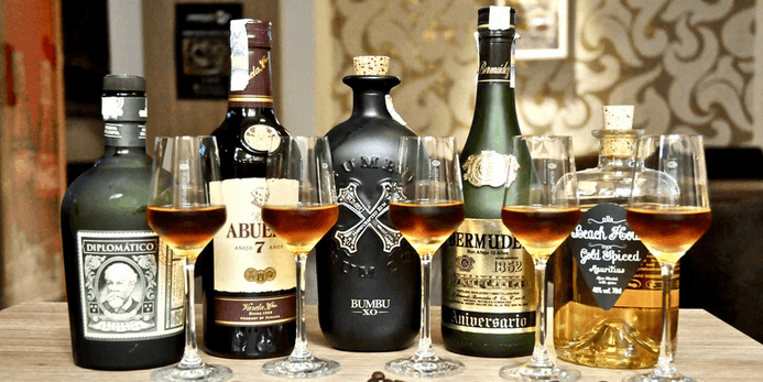 Degustace 5 špičkových rumů pro jednoho
