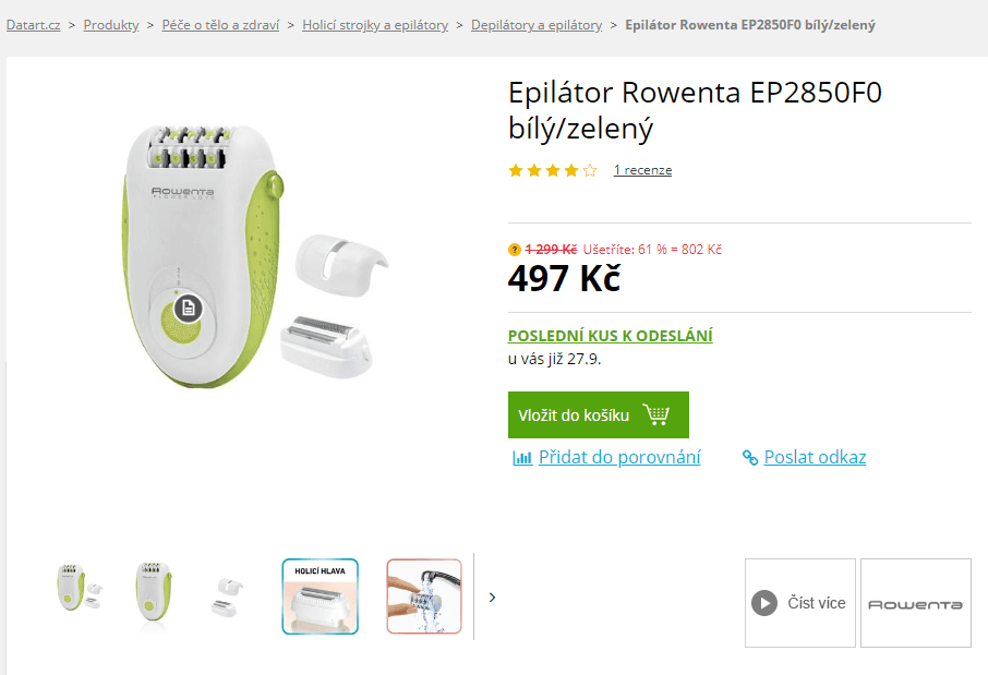 Epilátor Rowenta EP2850F0