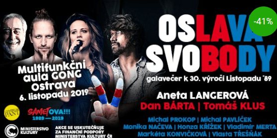 Galavečer k 30. výročí Listopadu ´89 v Ostravě