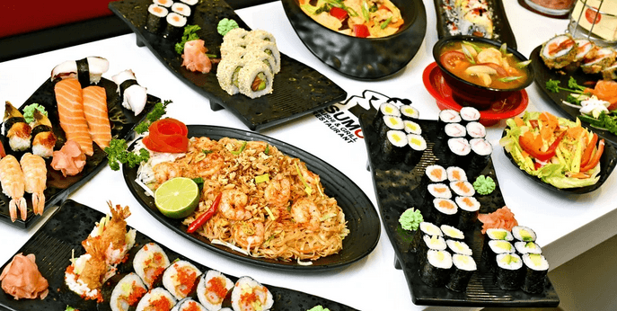 Running sushi v OC Šestka
