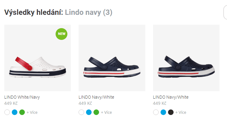 Sleva 50% na Coqui Lindo white/navy