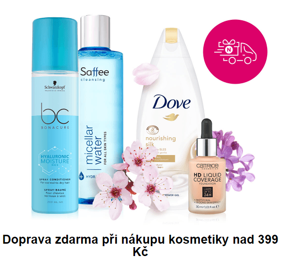 Doprava zdarma k nákupu nad 399