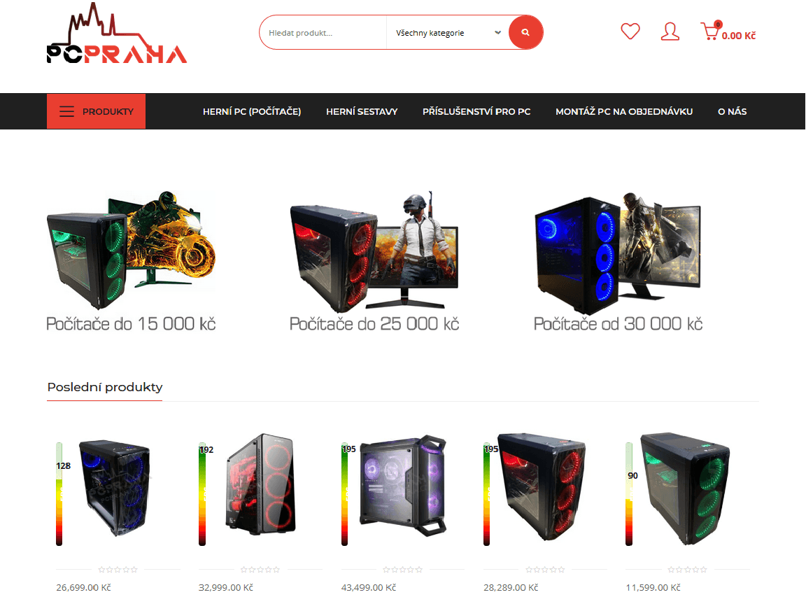 PcPraha.cz Sleva 1000 KČ na nejlevnejší herní PC