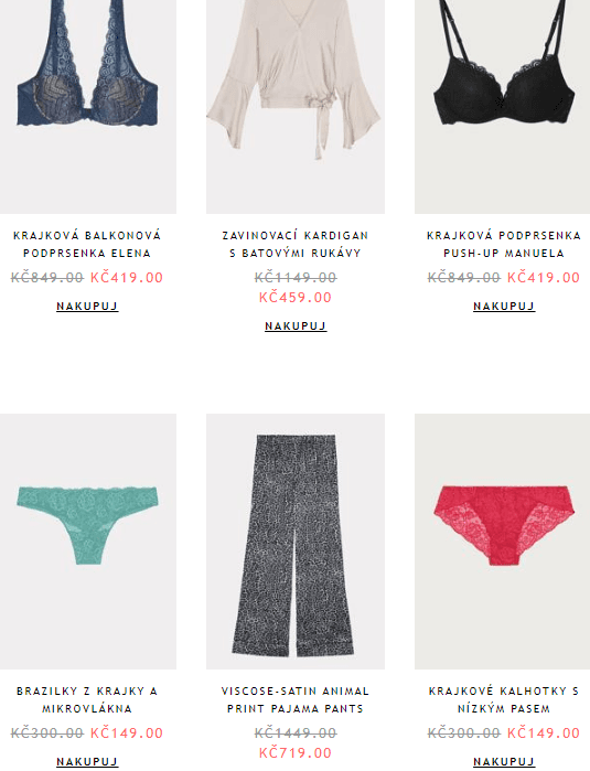 Intimissimi - sleva 60%
