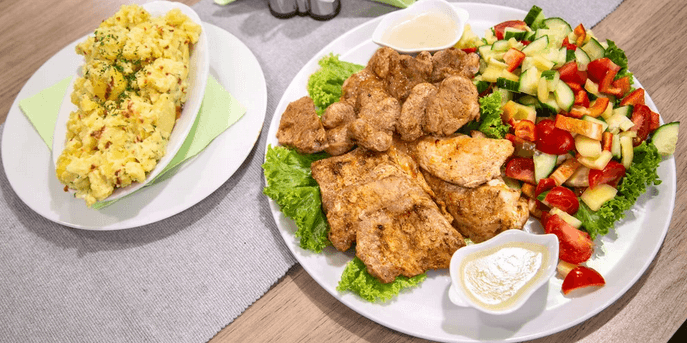 Steak menu z grilu pro 2–3 osoby