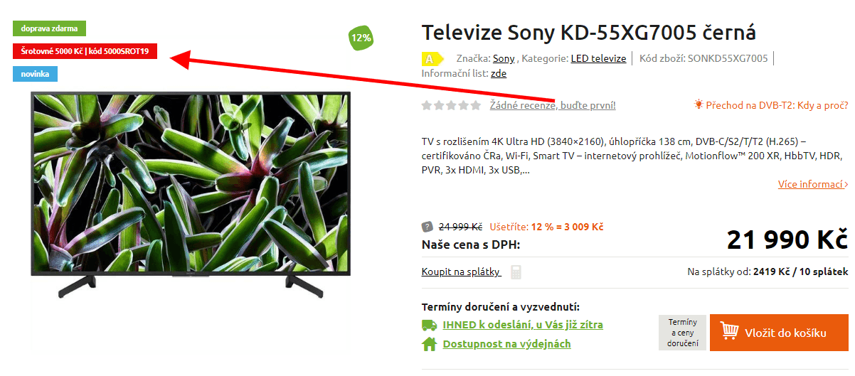 Ultra HD Smart TV, HDR, 139cm, SONY