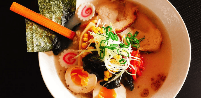 Polévka Tonkotsu Ramen Pork