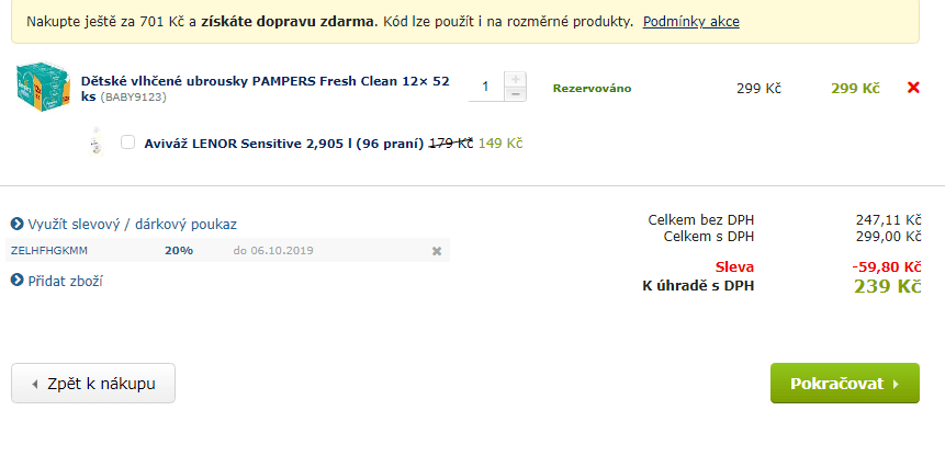 Vlhčené ubrousky Pampers 12× 52 ks 