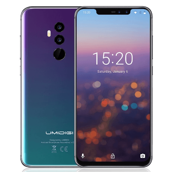 Umdigi, 8x 2GHz, 4GB RAM, 6,2", LTE