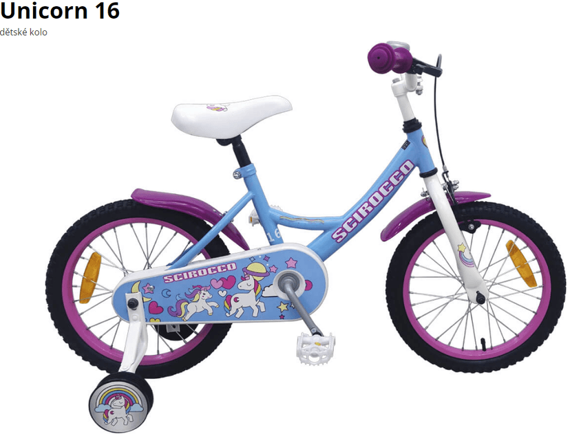 Dětské kolo Scirocco Unicorn 16