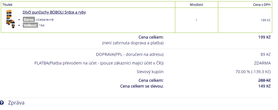 Sleva 70% na dětské oblečení