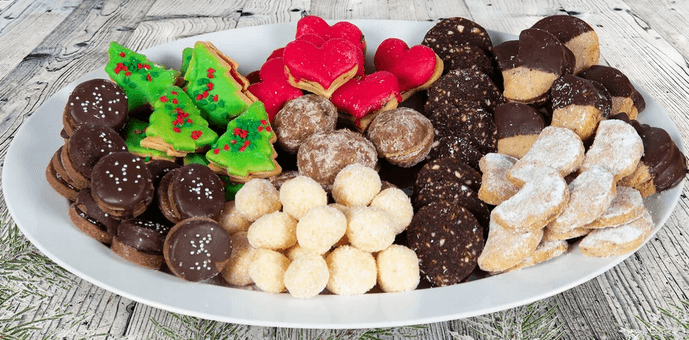250 g vánočního cukroví (8 druhů)