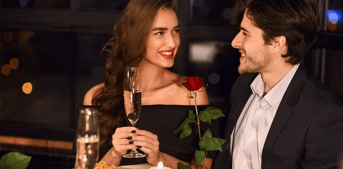4chodové menu s láhví prosecca pro dva 