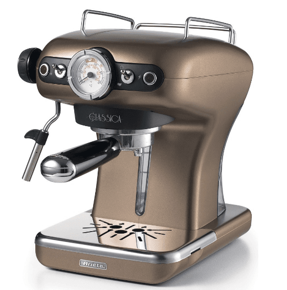 Pákové espresso Ariete, mletá káva i ESE pody