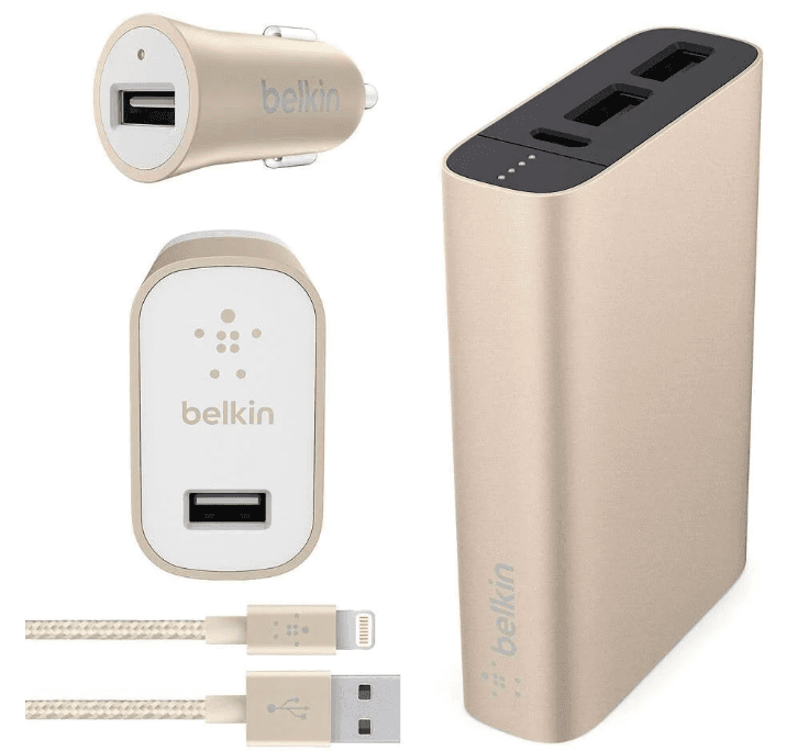 Belkin - powerbanka, nabíječka do auta +