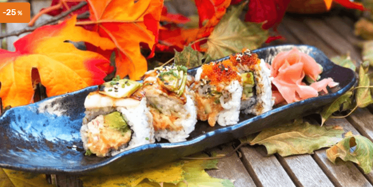 Sushi sety - vybírat můžete ze tři různých variant