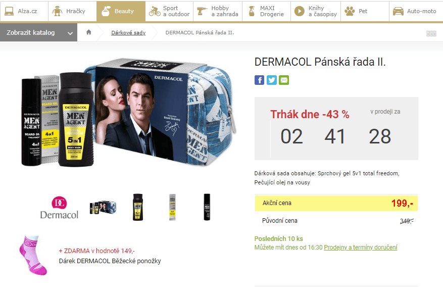 Dárková sada DERMACOL Pánská řada II. 