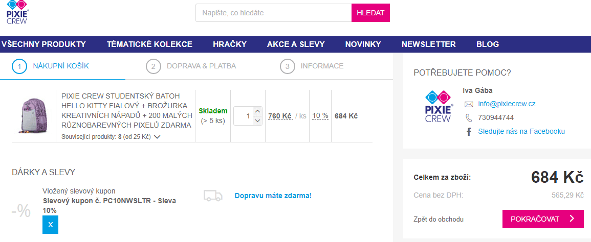Sleva 60% na kolekci Sweet Poison Hello Kitty