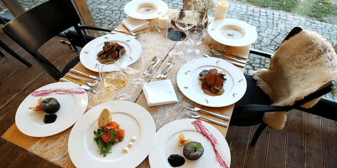 4chodové menu v krásné restauraci pro dva