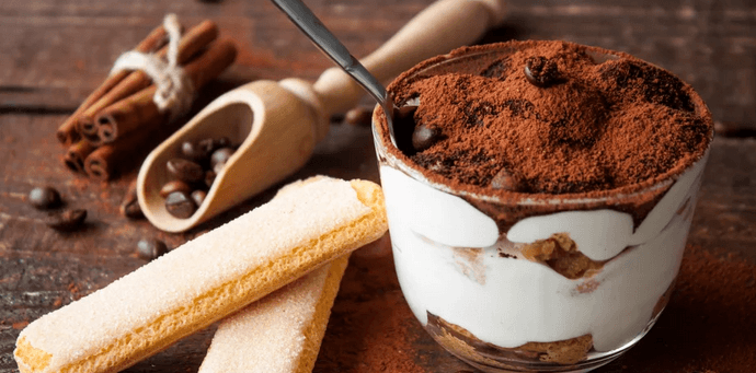 Tiramisu a horký nápoj dle výběru 