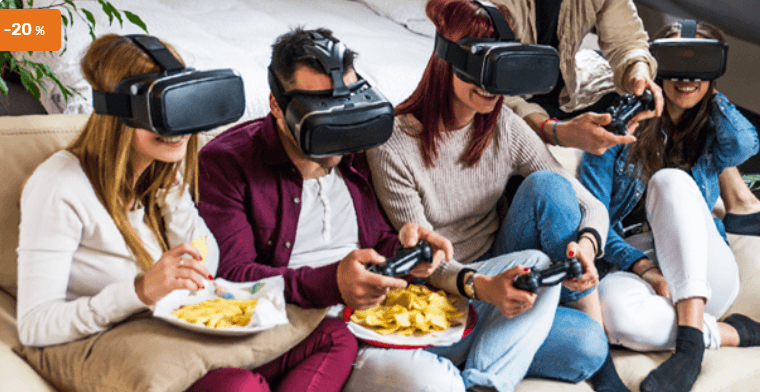 Narozeninová oslava s virtuální realitou pro 6 