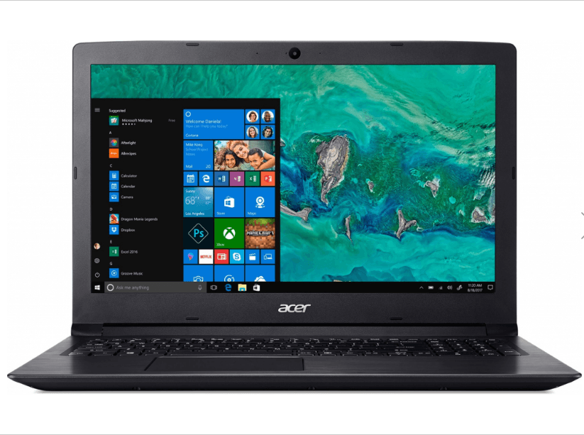 Acer, 1,8GHz, 4GB RAM, 15,6", SSD