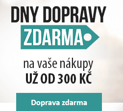 Doprava zdarma při nákupu nad 300 Kč