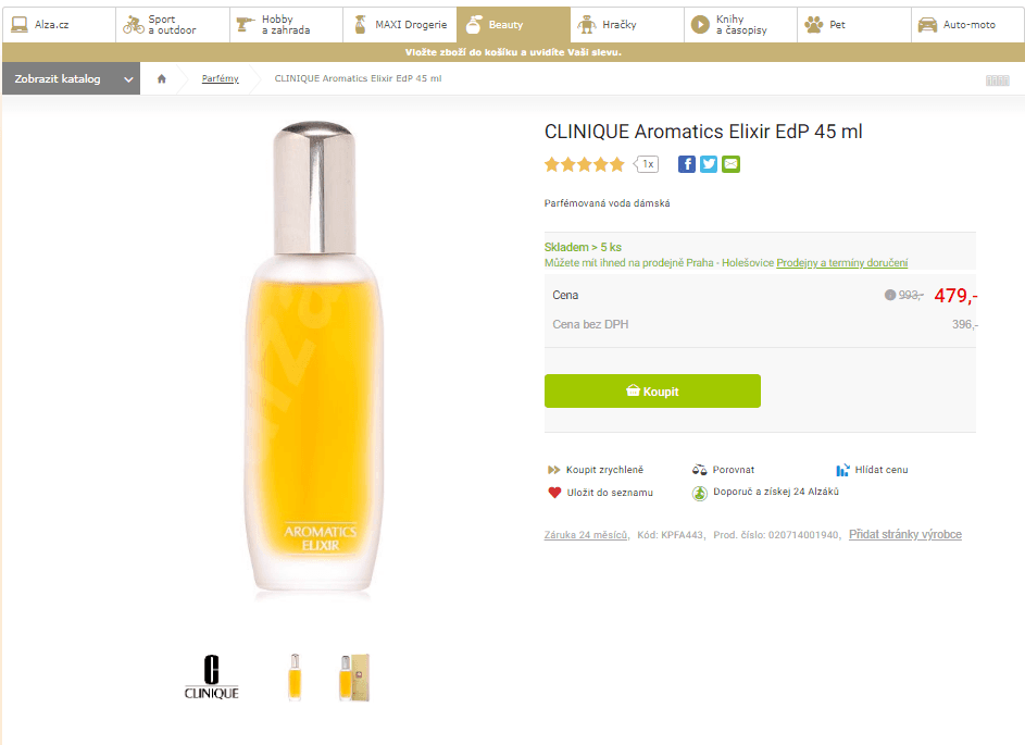 CLINIQUE Aromatics Elixir EdP 45 ml