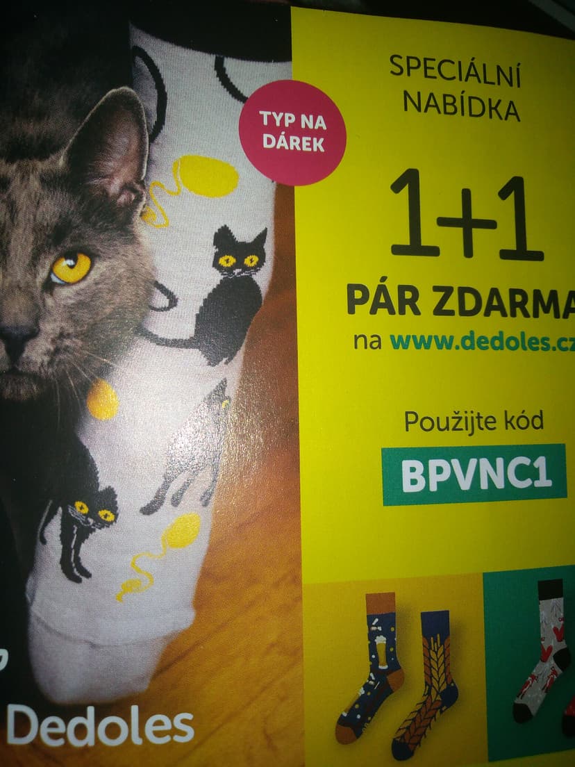 1+1 ponožky 