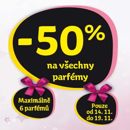 Teta Drogerie - parfémy sleva 50%