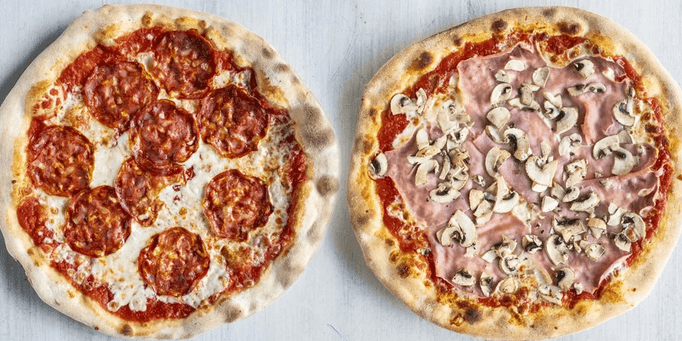 1× pizza s sebou, Ø 35 cm