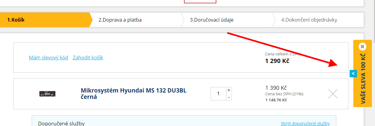 Mikrosystém Hyundai, BT, CD, FM, USB