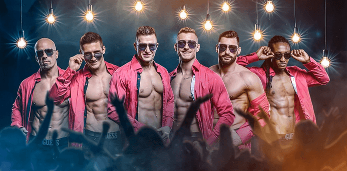 Vstup na striptýzovou show Testosterone tour