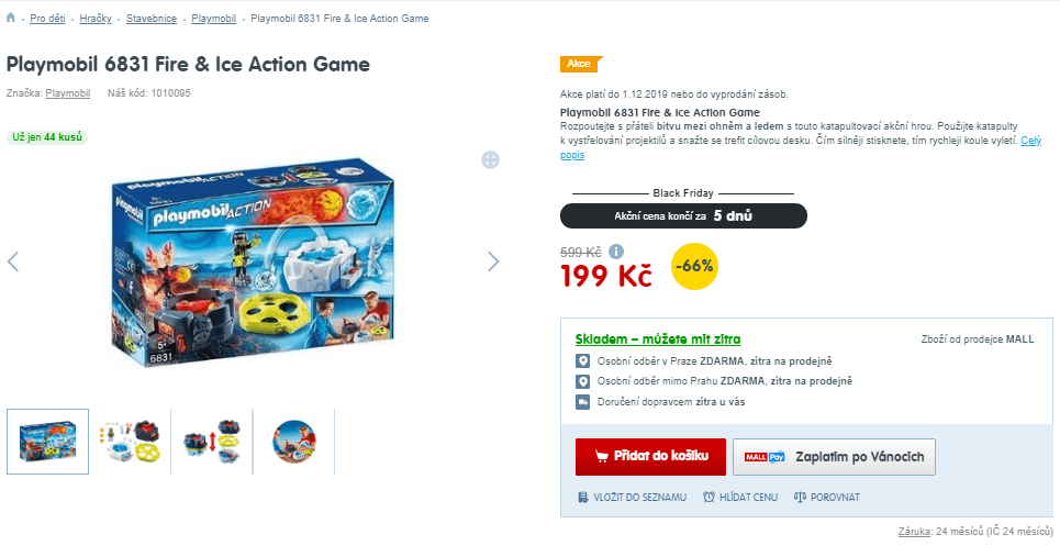 Playmobil 6831 Fire & Ice Action Game
