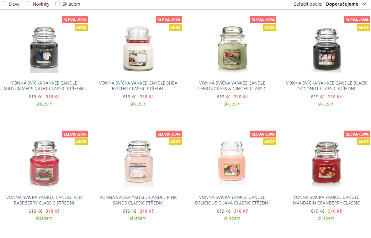 Black Friday na Yankee Candle