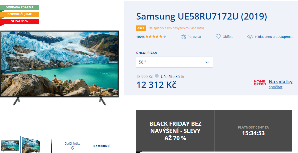 Ultra HD Smart TV, HDR, 148cm, Samsung