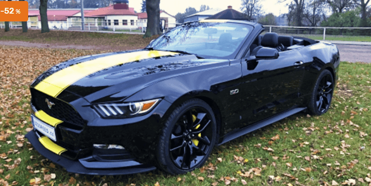 Jízda ve Fordu Mustang 5.0 V8 GT kabrio 